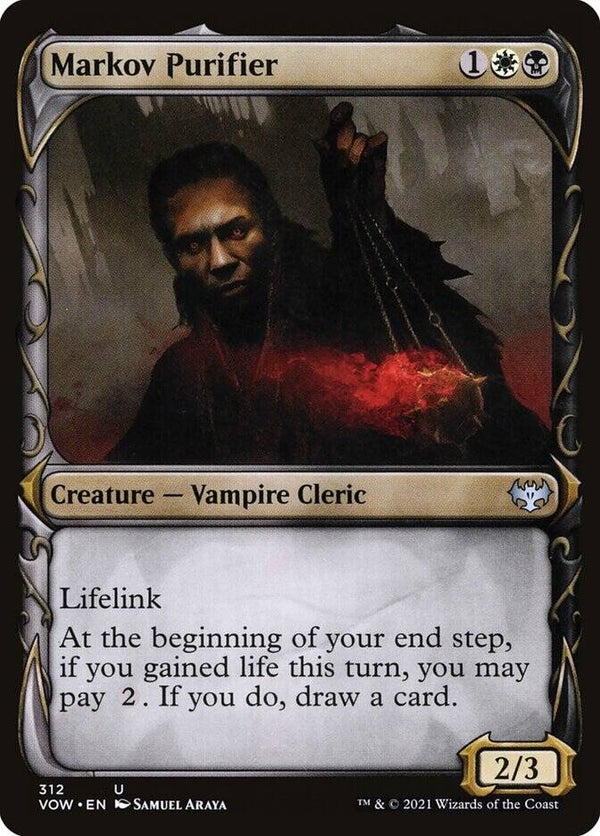 Magic : The Gathering (MTG) : Markov Purifier (Innistrad : Crimson Vow (VOW)) (Extra : 312) - U
