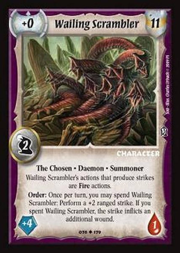 Warlord Saga of the Storm : Wailing Scrambler - U - (Sands of Oblivion) SOO