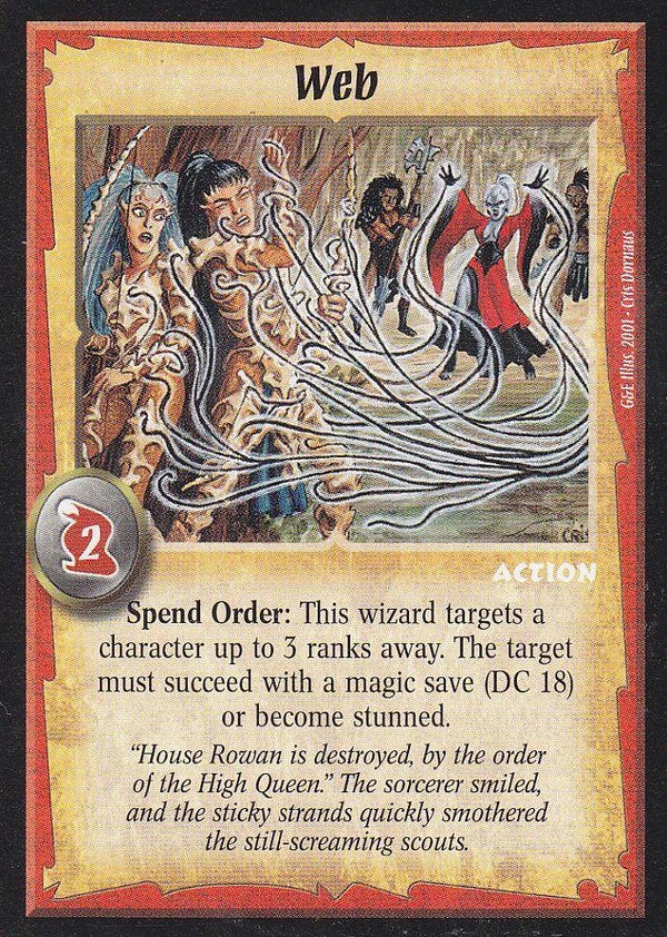 Warlord Saga of the Storm : Web (G&E Deck special)