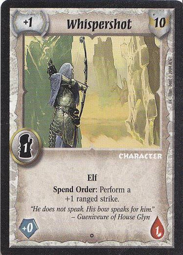 Warlord Saga of the Storm : Whispershot (CE Deck special BUGGED)