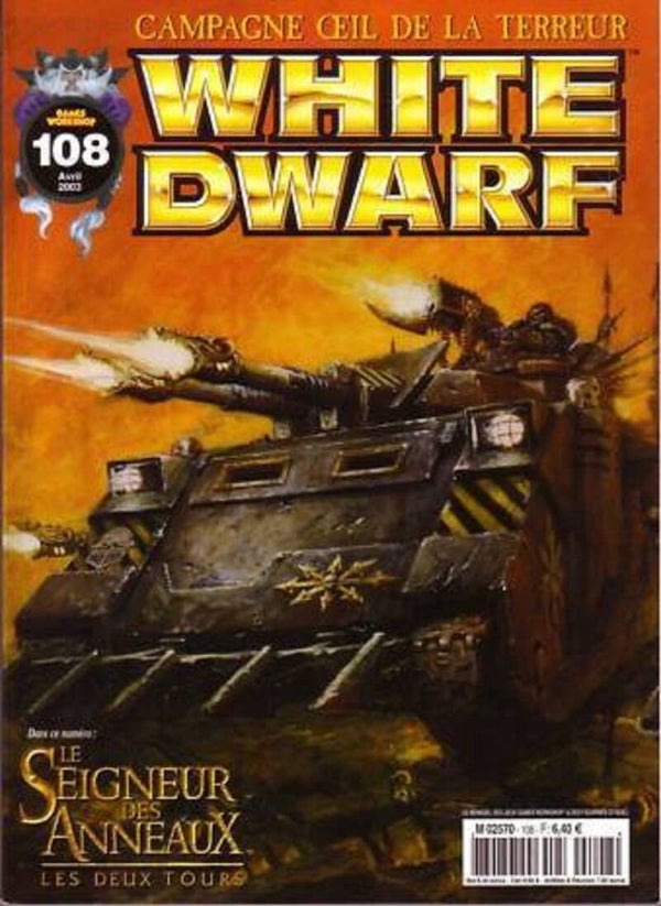 Warhammer : White Dwarf magazine N108 (FRENCH)