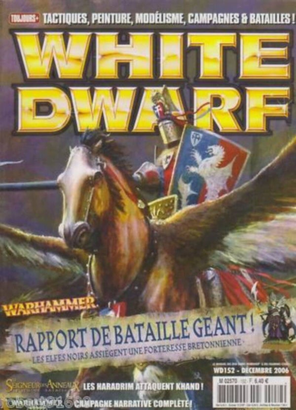 Warhammer : White Dwarf magazine N152 (FRENCH VERSION)