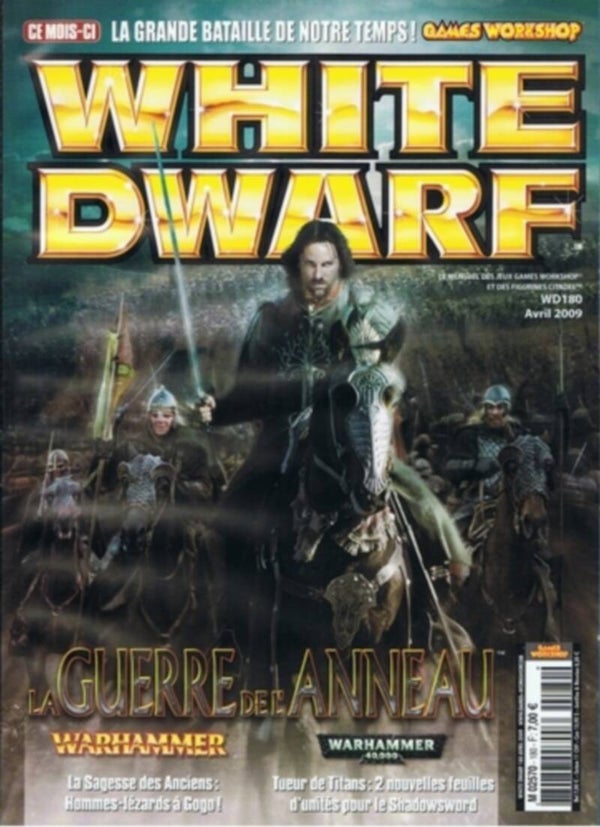 Warhammer : White Dwarf magazine N180 (FRENCH VERSION)
