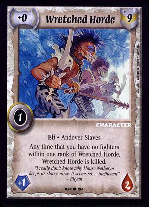 Warlord Saga of the Storm : Wretched Horde - C - NoV