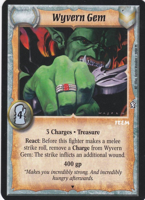 Warlord Saga of the Storm : Wyvern Gem (4E) - promo