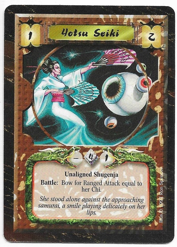 L5R : CLAN : UNALIGNED : Yotsu Seiki (Time of the Void R.C. (ToV)) - "FIXED REPRINT"