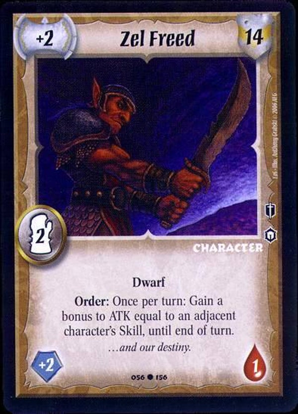 Warlord Saga of the Storm : Zel Freed - C - EOS