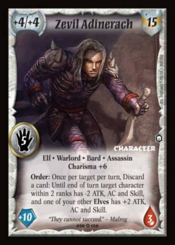 Warlord Saga of the Storm : Zevil Adinerach (LS)