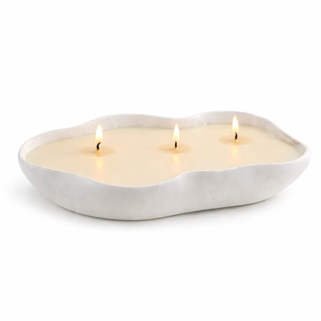 Bougie 3 mèches parfum orchidée noire