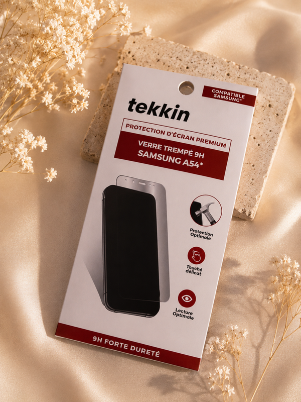 Protection Écran Premium en Verre Trempé 9H – Compatible Samsung A54