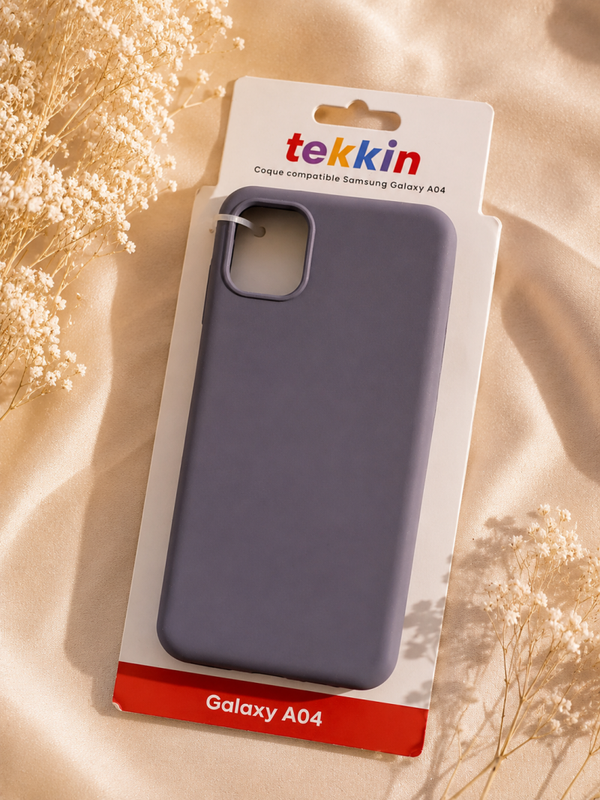 Coque en Silicone Soft-Touch Épurée – Compatible Samsung Galaxy A04