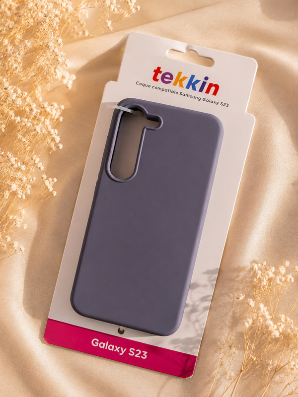 Coque en Silicone Soft-Touch Épurée – Compatible Samsung Galaxy S23