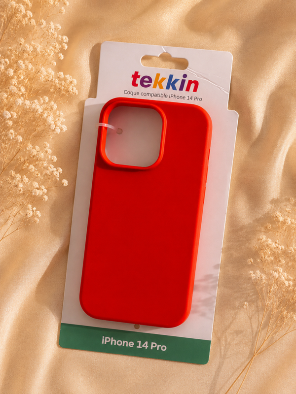 Coque de Protection Intense Rouge Coquelicot – Compatible iPhone 14 Pro