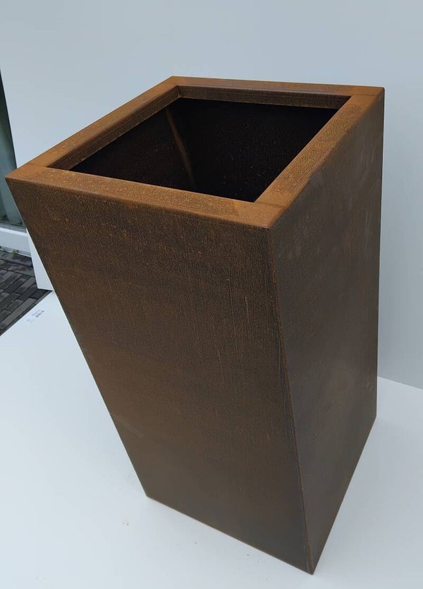 CORTENSTAAL plantenbak (CORTEV) 500x500x1000 zonder bodem