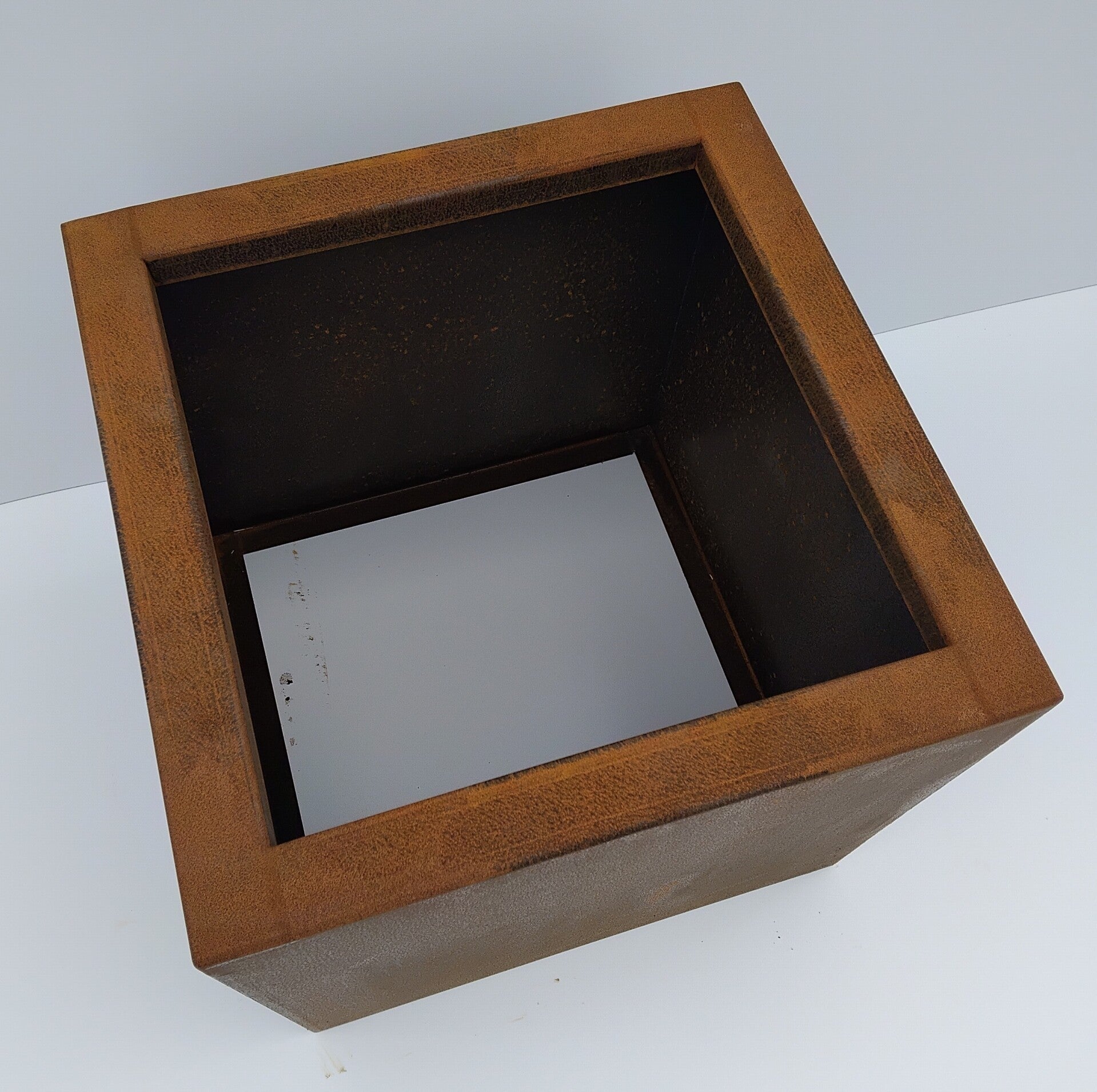 CORTENSTAAL plantenbak (CORTEV) 500x500x500 zonder bodem