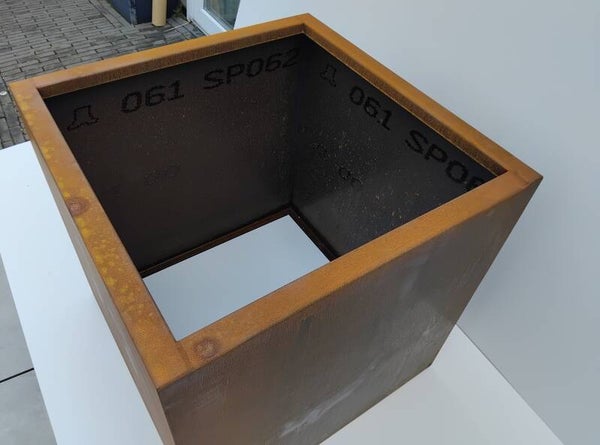 CORTENSTAAL plantenbak (CORTEV) 800x800x800 zonder bodem