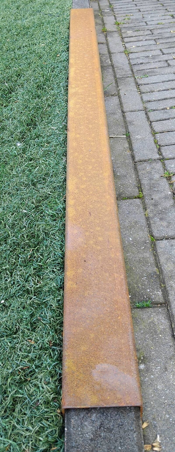 Cortenstaal overzetprofiel (CORTER) 50X60X50 lengte 1000mm