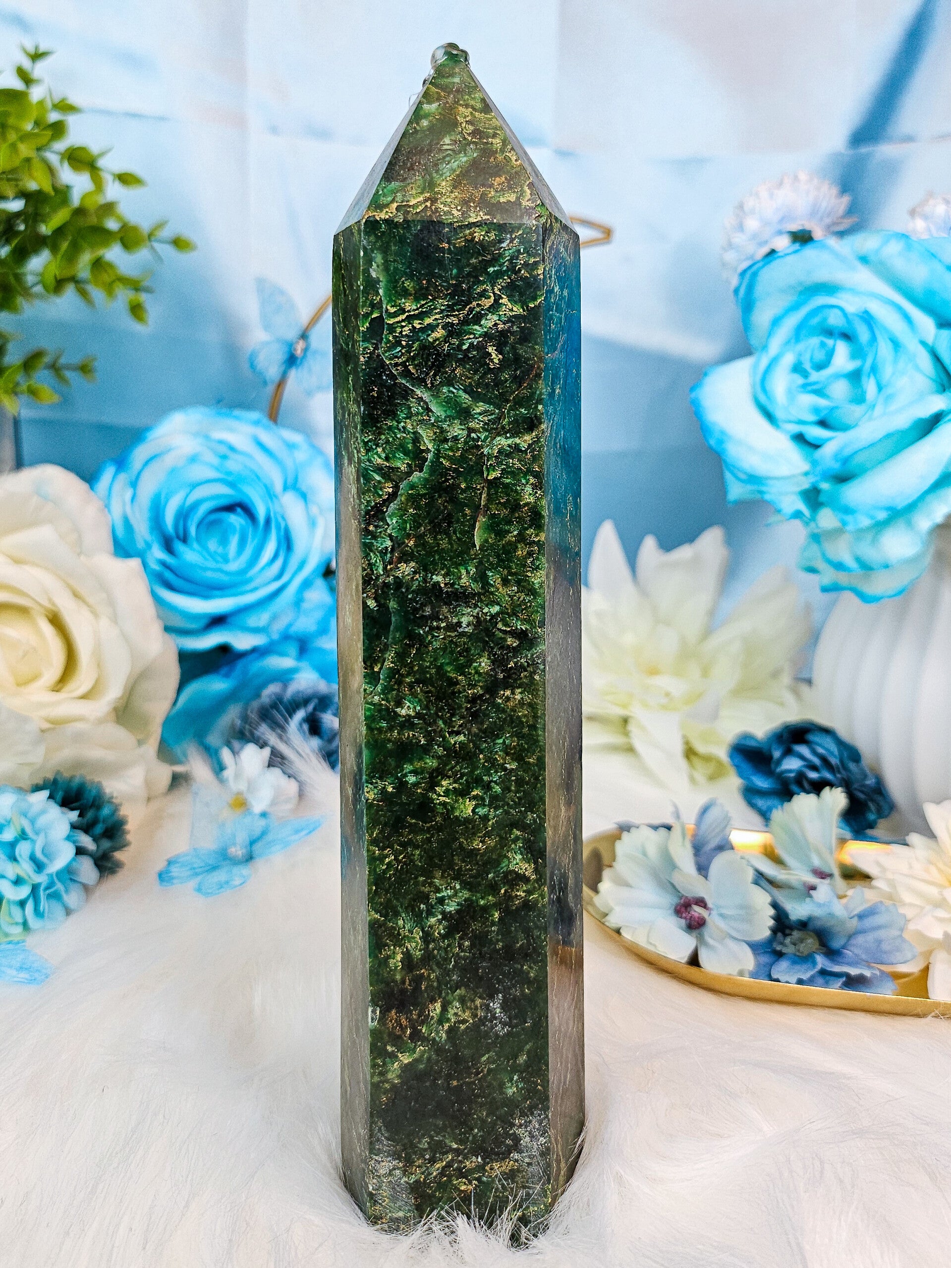 XL Chinesische Jade Turm