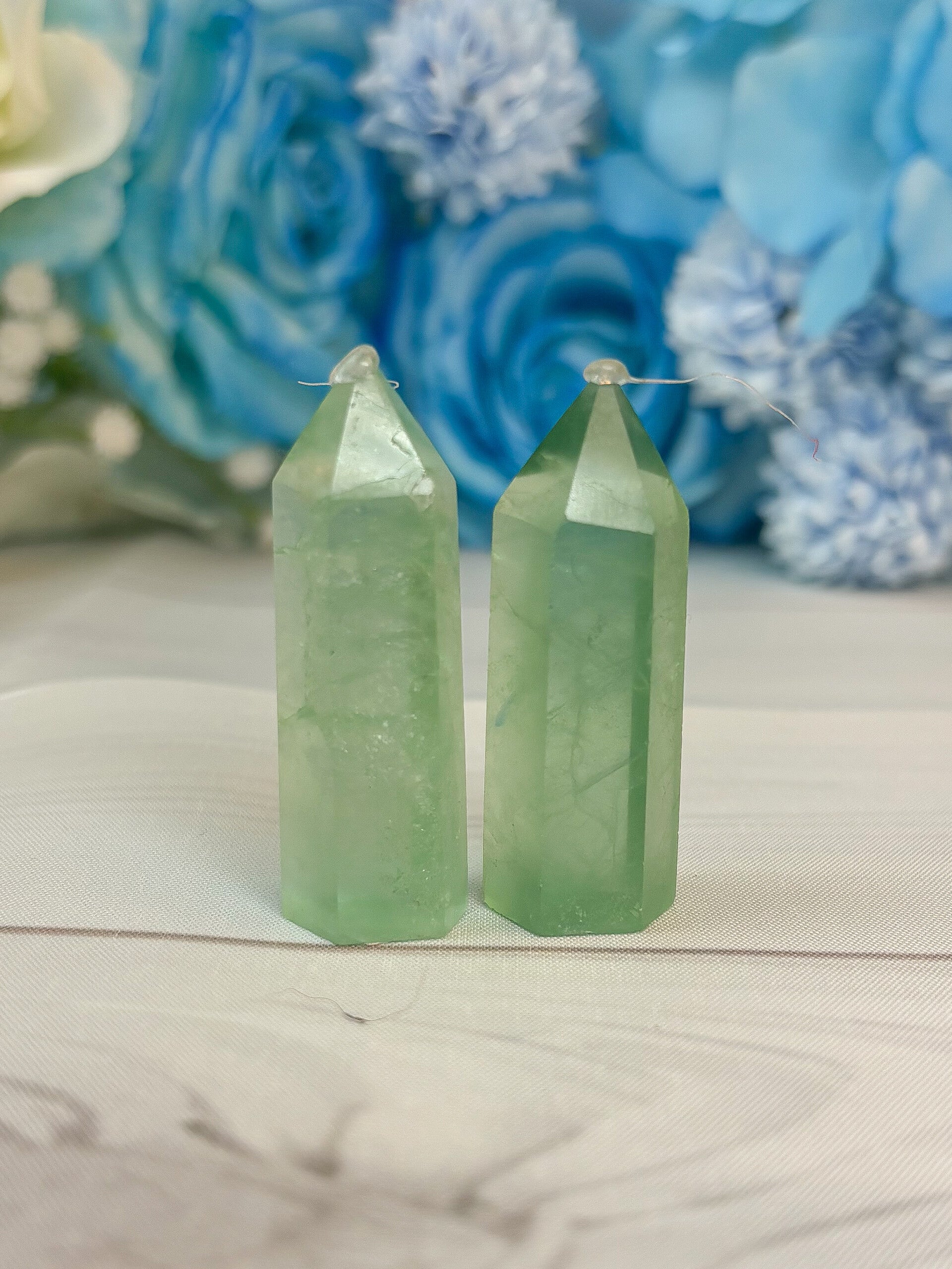Grüner Fluorit Turm