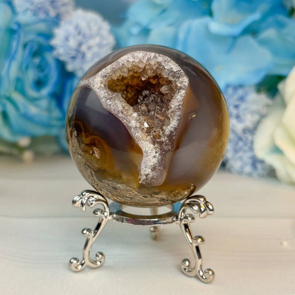 Druzy Achat Kugel