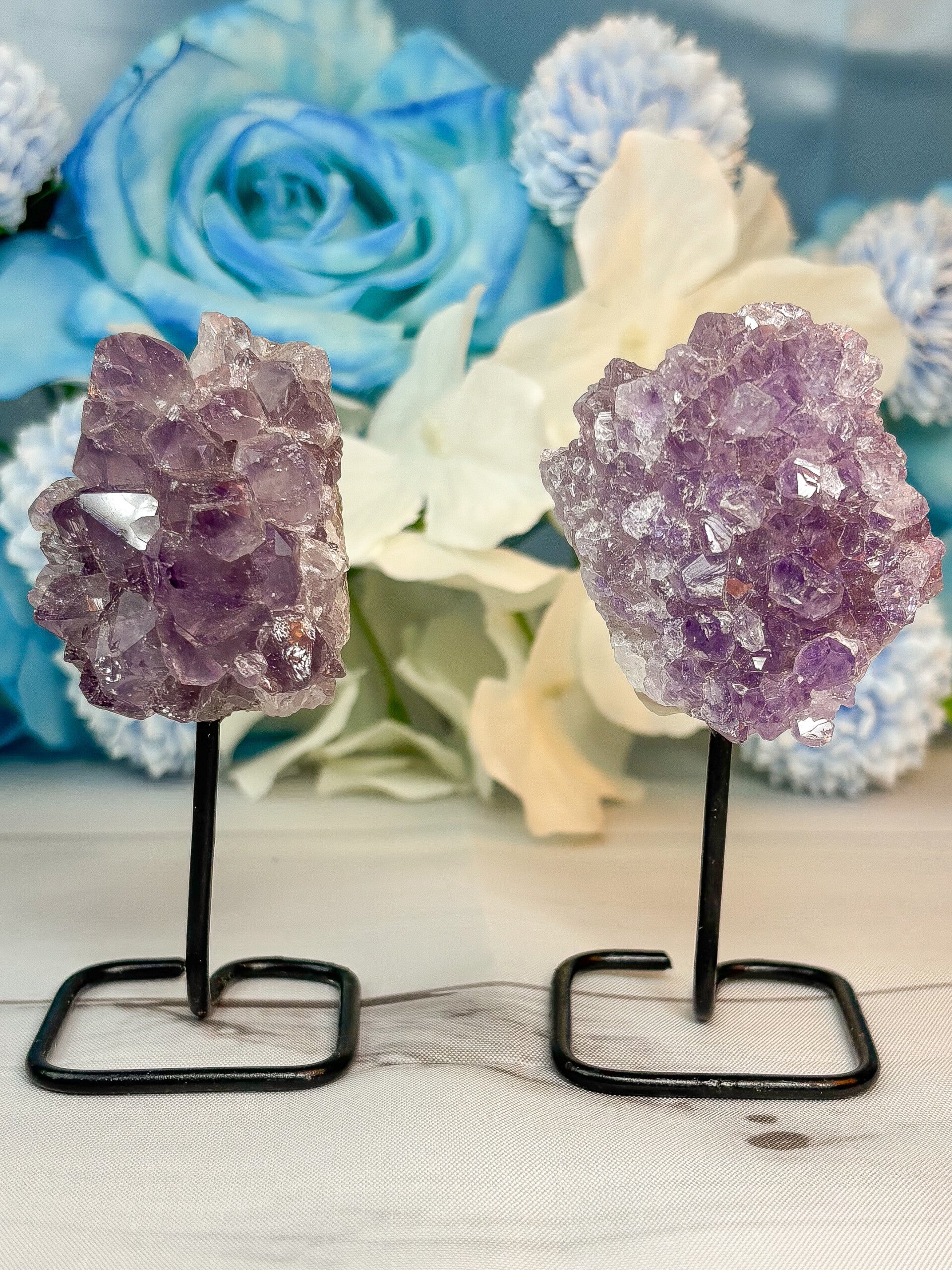Amethyst auf Ständer