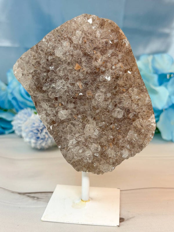 Druzy Achat auf Ständer
