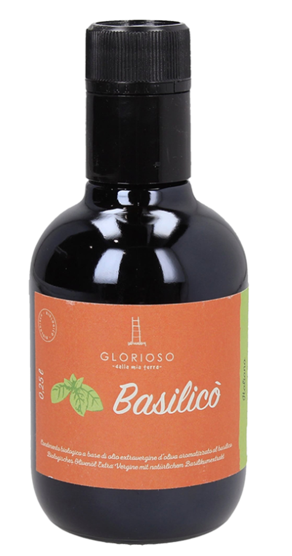 Olijfolie Basilicum - 250gr