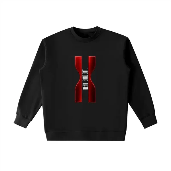 DBE Black Sweater Blood Red Logo