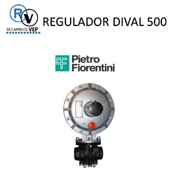 REGULADOR DIVAL-500 ROSCA 1"x1"1/2 TR (PS: 300-2500 mbar)
