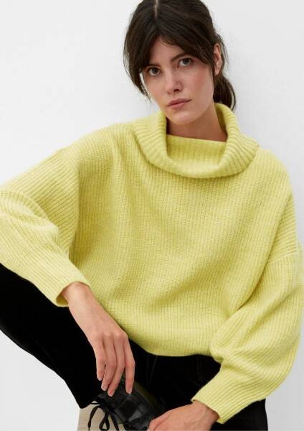 Gebreide trui van een wolmix