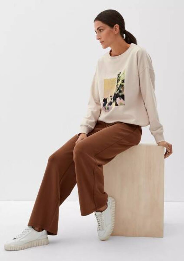 Sweatshirt mit Frontprint