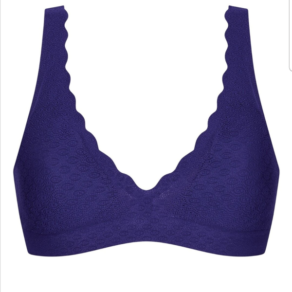 Sloggi Zero feel lace bralette koningsblauw