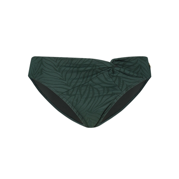 KNOOP BIKINIBROEKJE JACQUARD ZEBRA GREEN