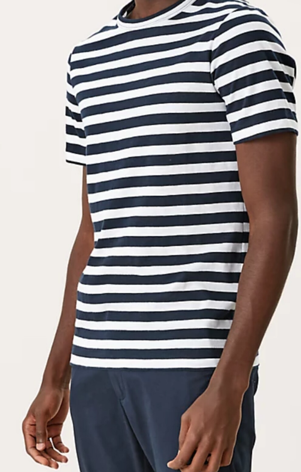 Jersey shirt met strepen