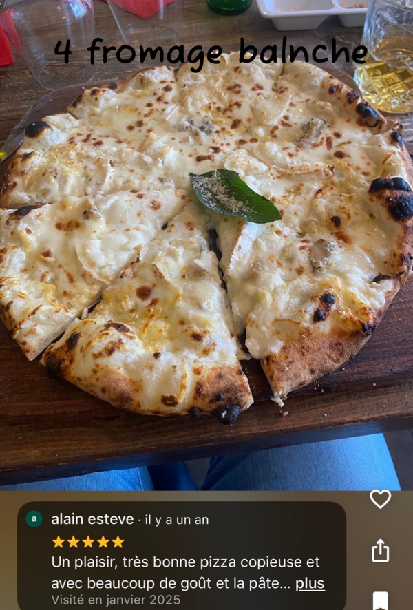 4 fromages blanche