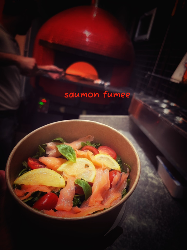 Salade saumon fumé