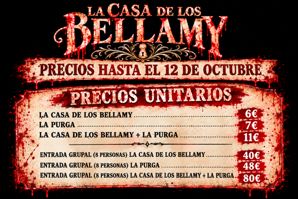 ENTRADA GENERAL LA CASA DE LOS BELLAMY
