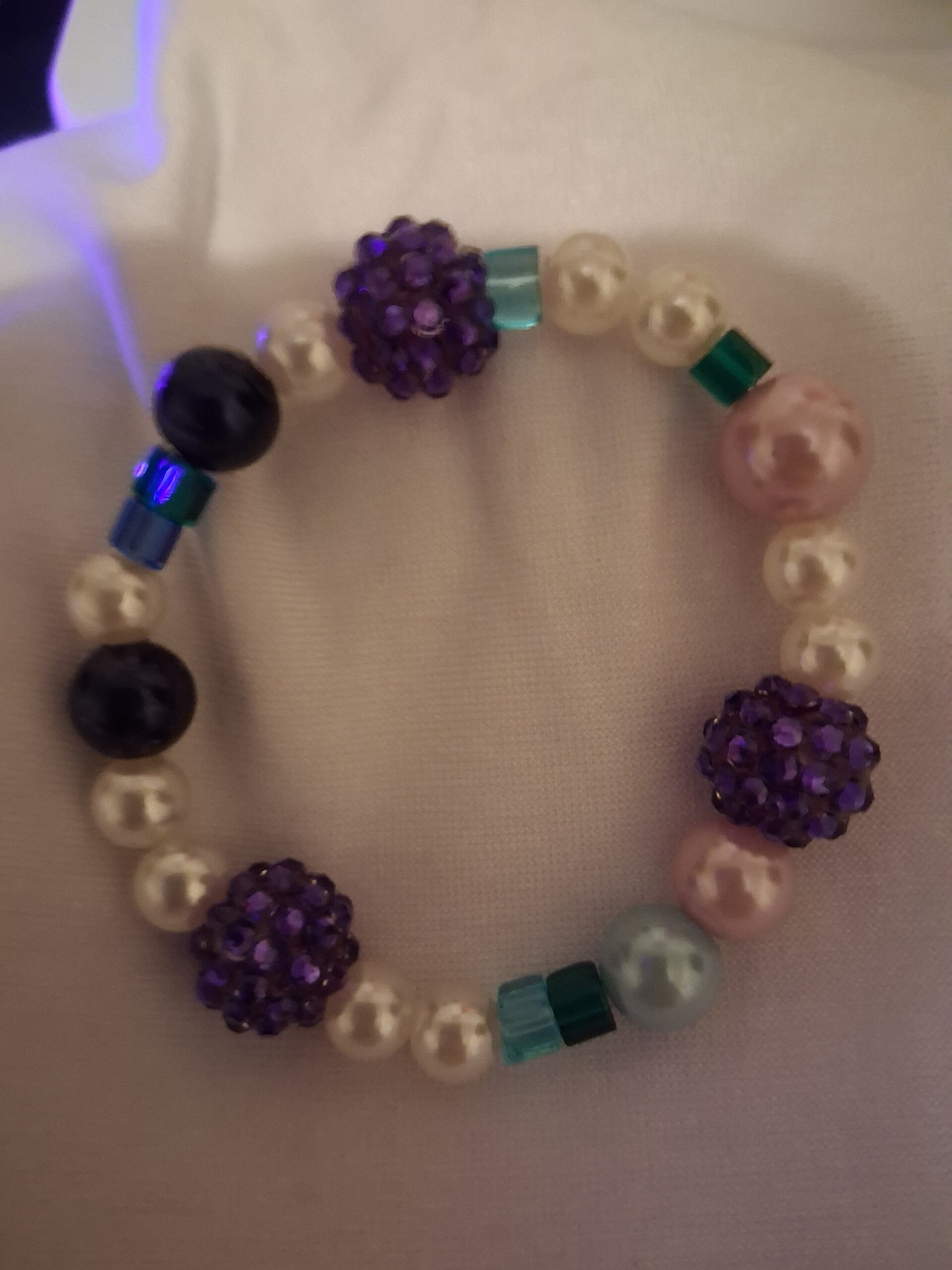 Purple d a z e bracelet