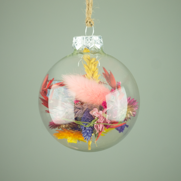 Droogbloemenbal Kleurrijk