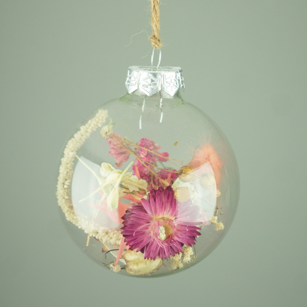 Droogbloemenbal Roze