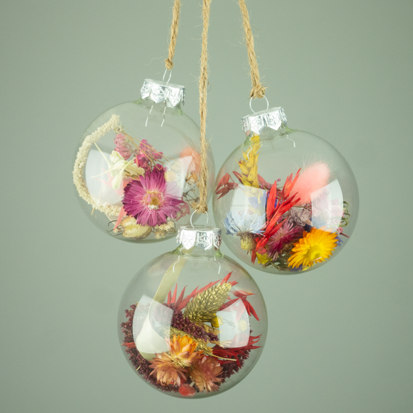 Droogbloemenbal Trio