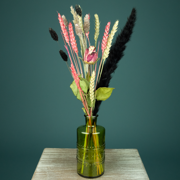 Droogboeket en Fles Olijf