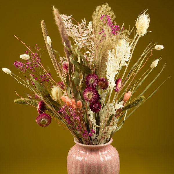 Droogboeket Mooi in Roze XL