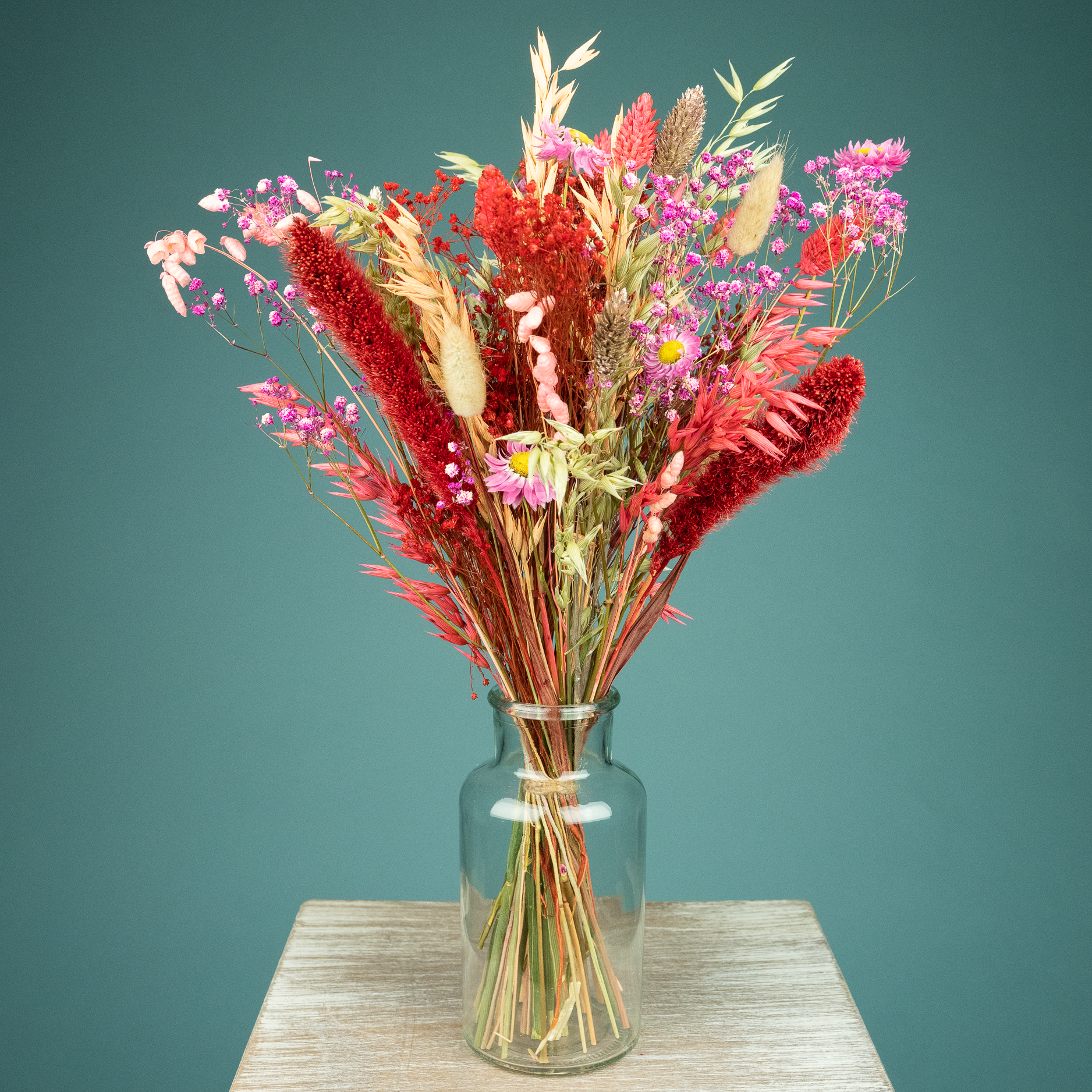 Droogboeket Liefde Small met Vaas