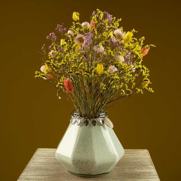 Droogboeket Pastel Small met Vaas