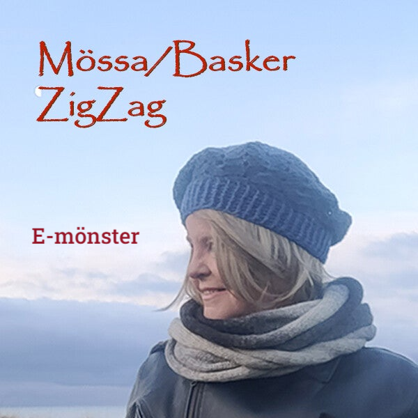 Virkmönster - Mössa/Basker ZigZag, PDF