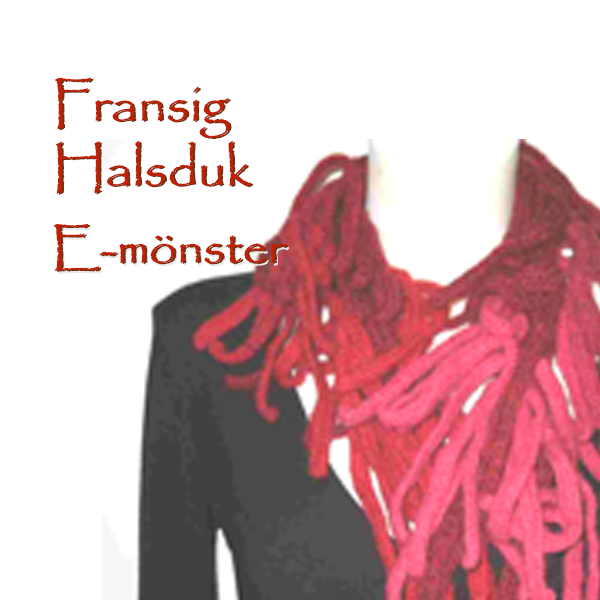 Virkmönster - Fransig halsduk, PDF