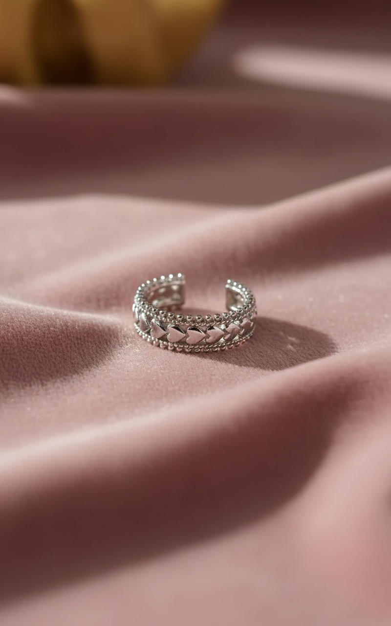 Ear Cuff 'Nadine' zilverkleur