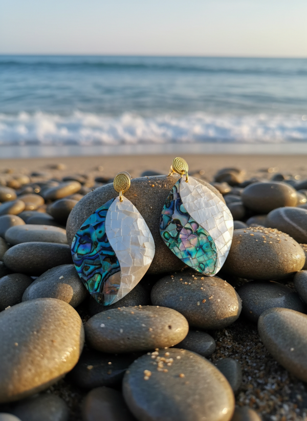 Oorbellen Abalone 'Faye'