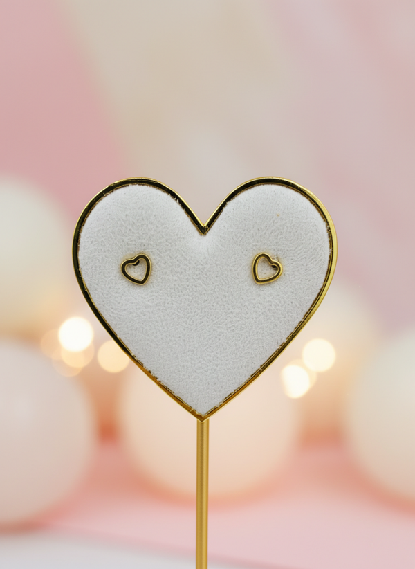 Oorstekers stainless steel 'Fleur'